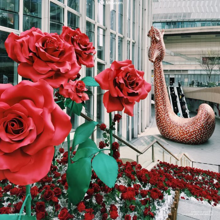 Alla hjärtans dagpappersblomma